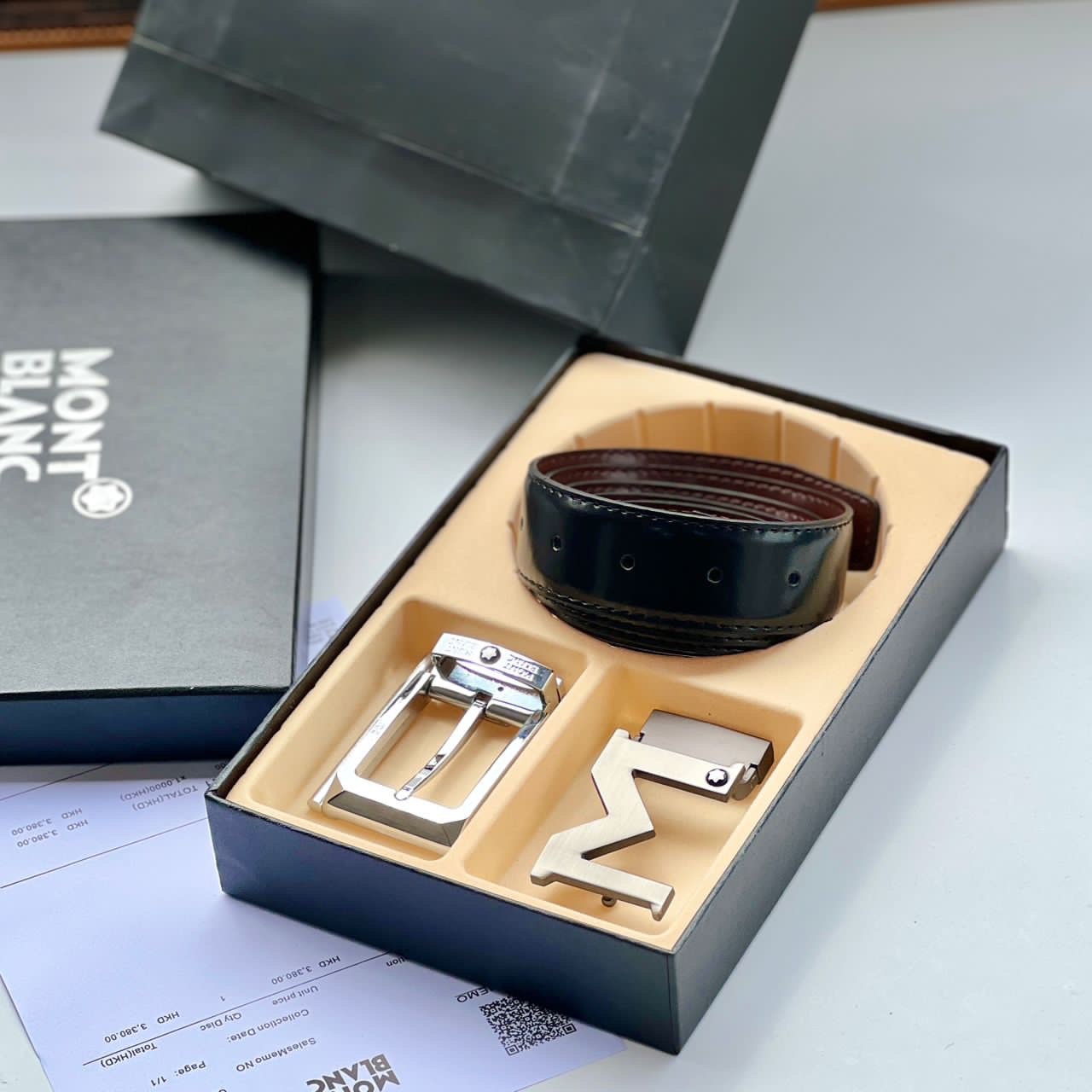 Premium Leather Belt (Extra Buckle)