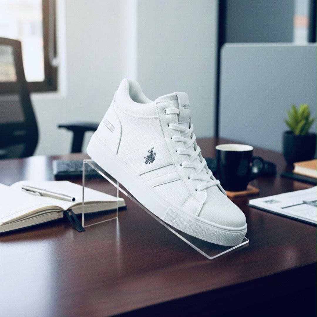 Polo Triple White Quality Leather Boots