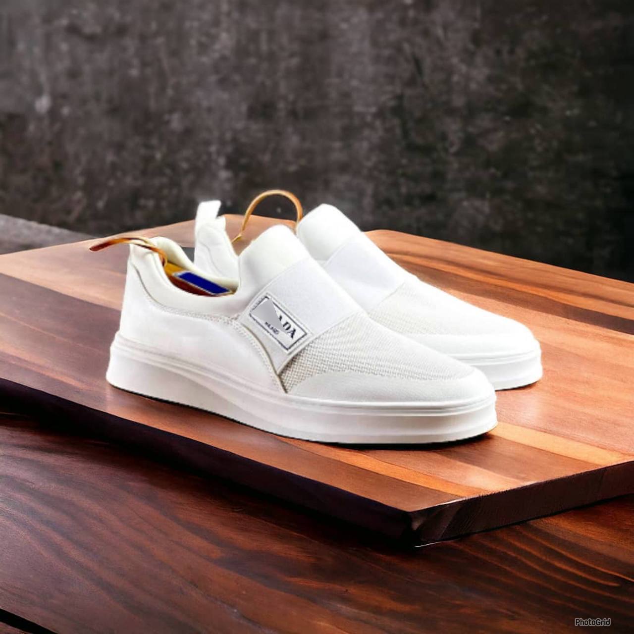 Single Strap Velcro Footwear (White)