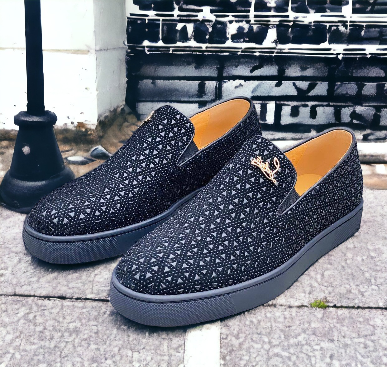 Luxury Red Bottoms (Black)