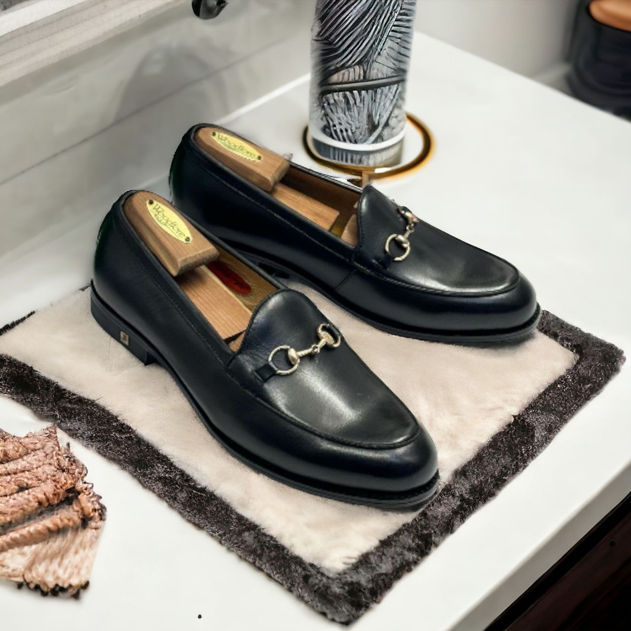 Luxury Slip On Shoes with Ornament (Elegant)