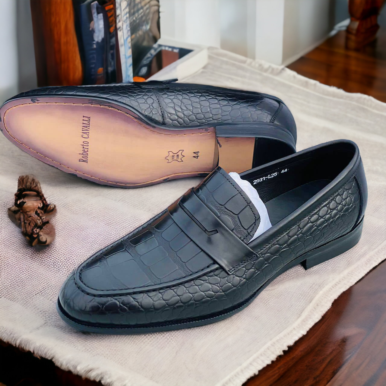 Executive Leather Shoes (Stylish Pattern)