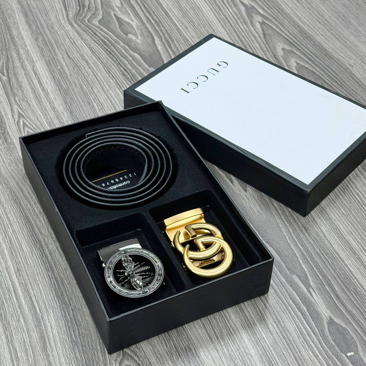 GUCCI Leather Belt (Extra Buckle)