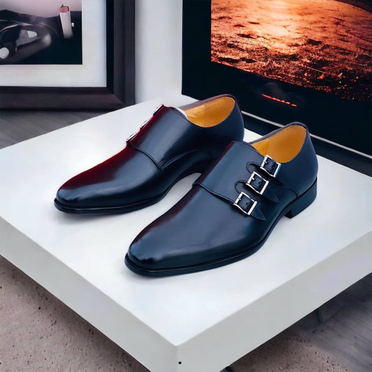 Executive Triple Monk Strap