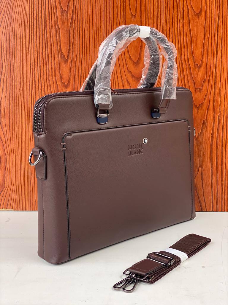 MB Leather Office Bag (Coffee)
