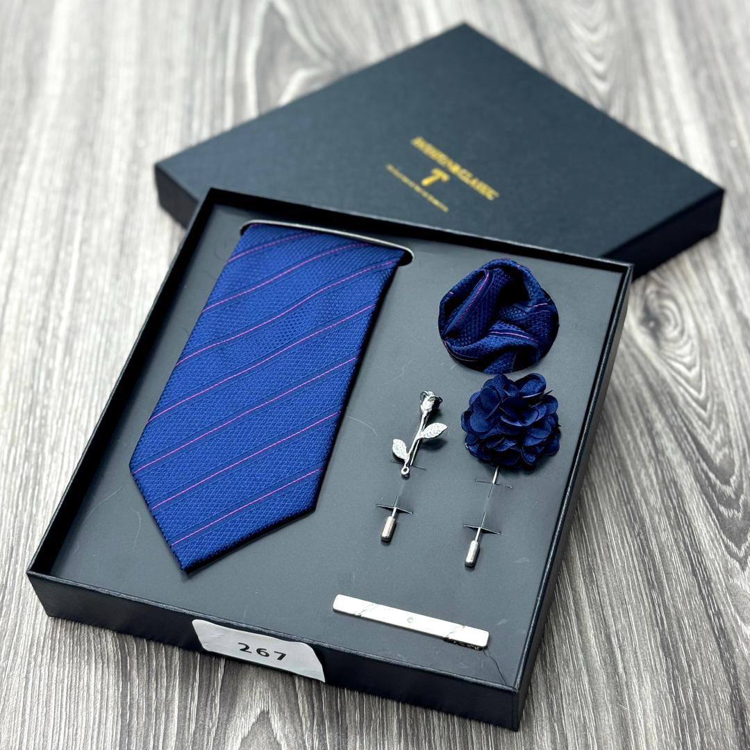 Premium 3-Piece Men’s Accessory Kit (Midnight Navy CA-1)