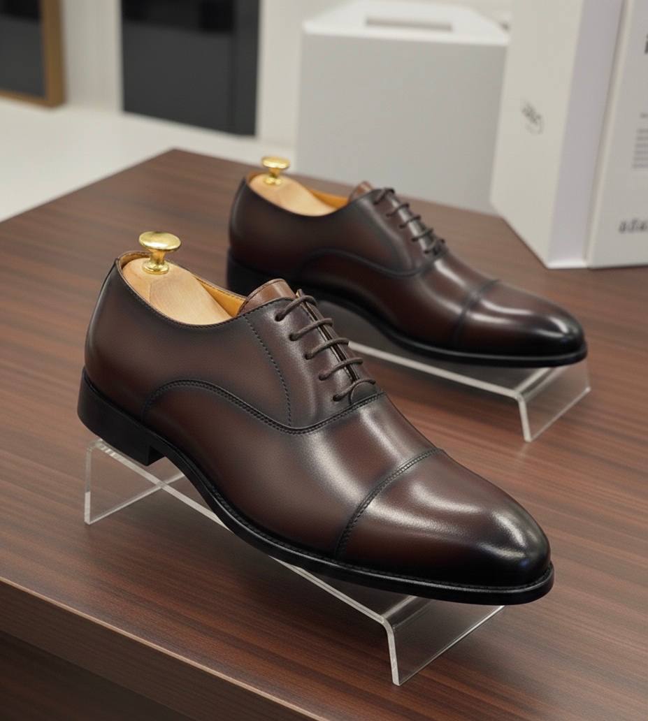 Executive Cap-Toe Oxford (Premium Dark Brown RTM-2)