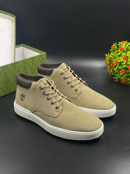 Timberland Cowhide Desert Boots (Beige)