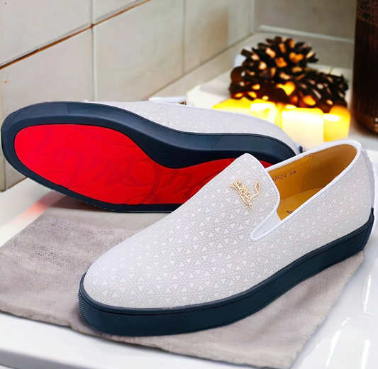 Luxury Red Bottoms (White)