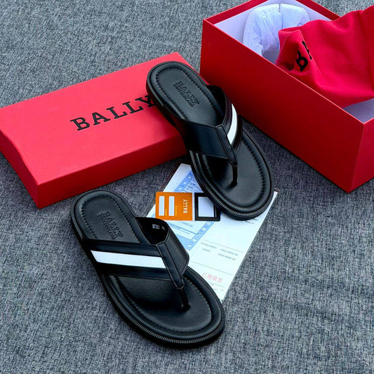 Bally Switzerland leather thong sandals