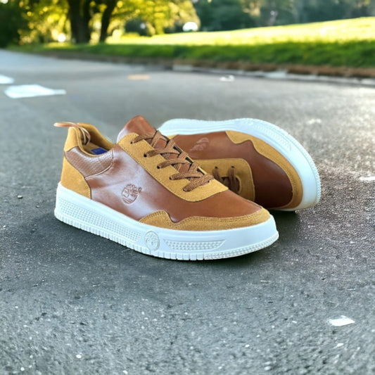 Timbs Two-tone Footwear (Brown x Yellow) Gum-sole