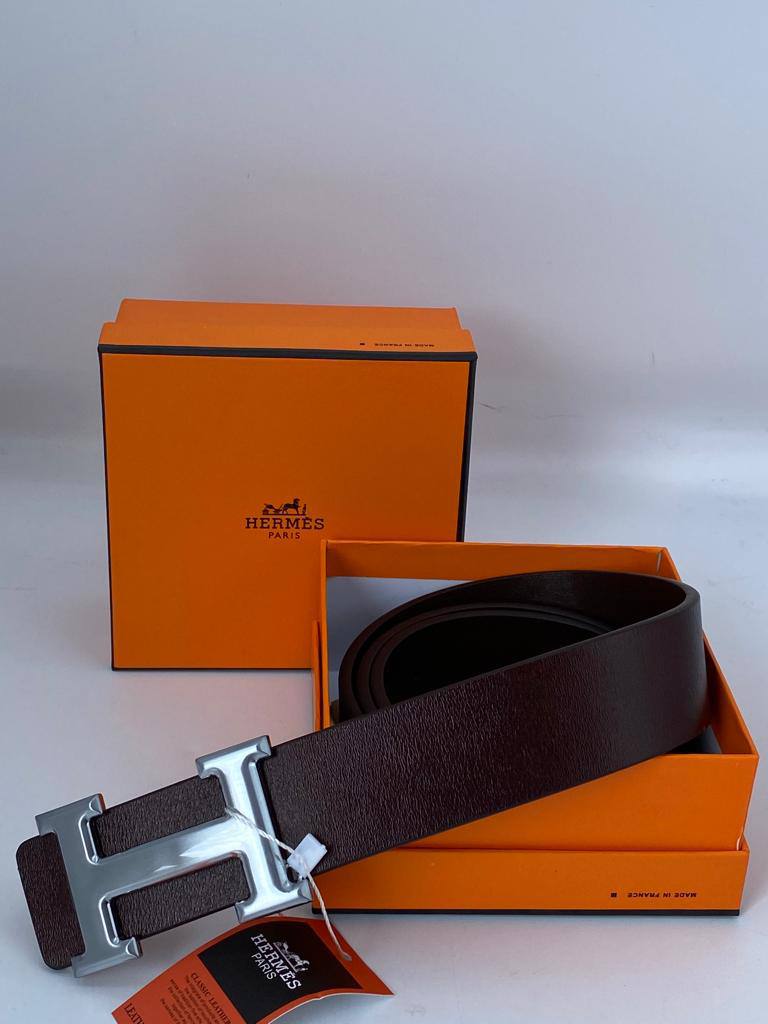 Hermes Leather Belts (Emblem Buckle)