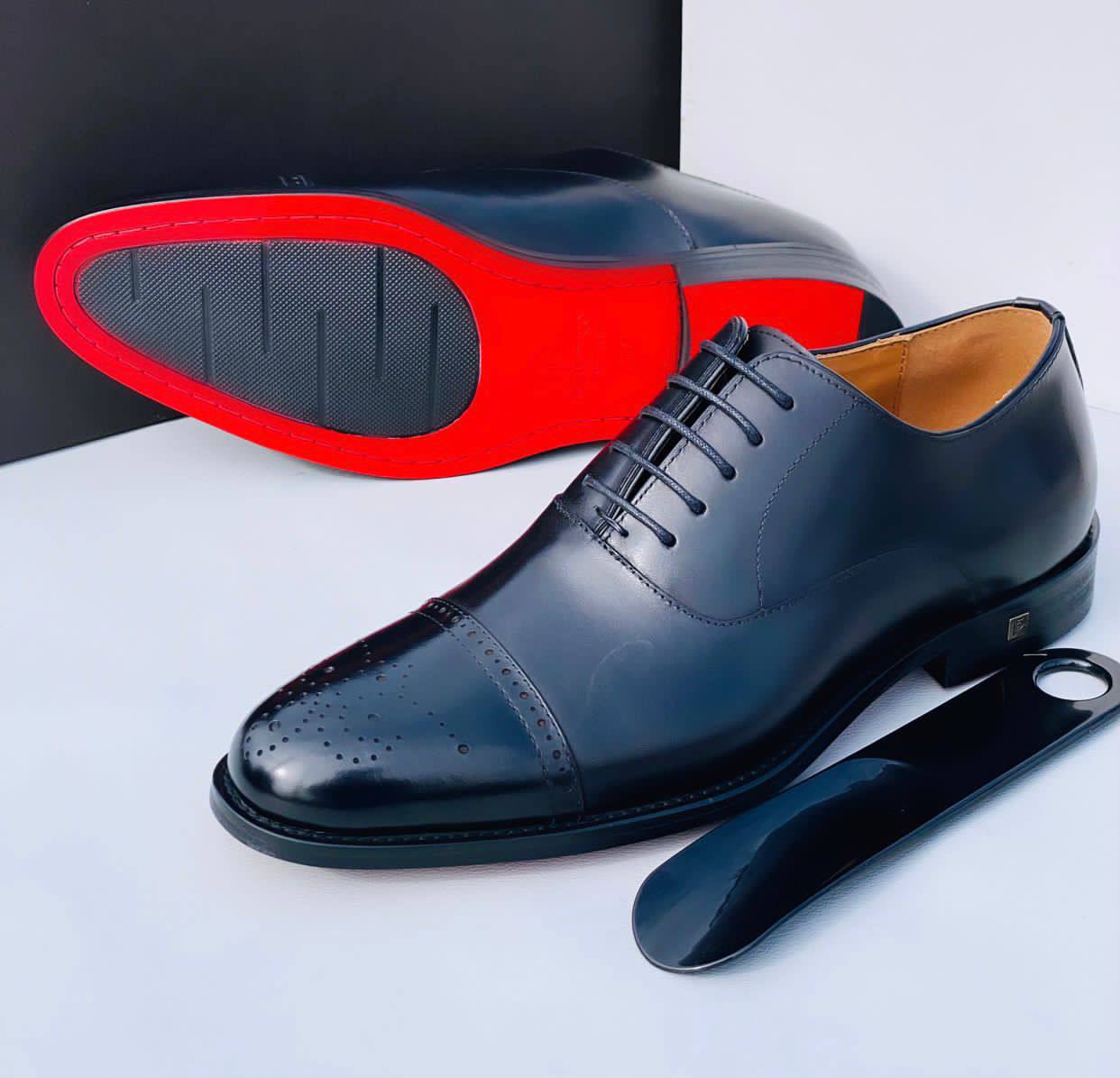 Frank Perry Brogued Cap toe Oxfords