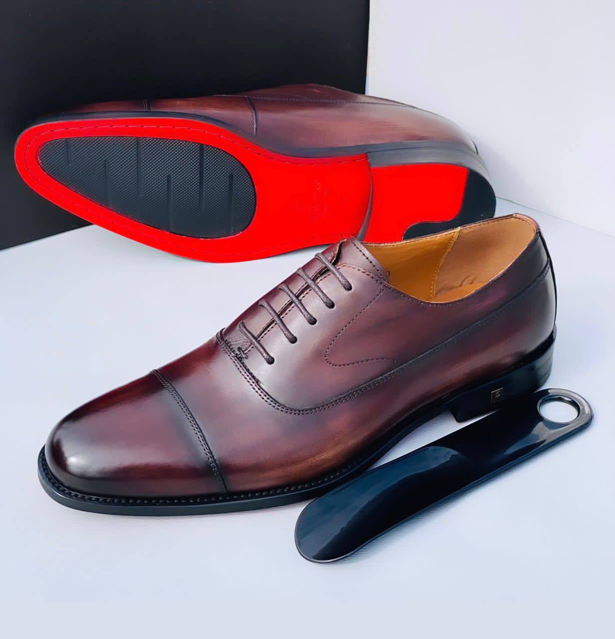 Frank Perry Cap toe Oxfords (Brown)