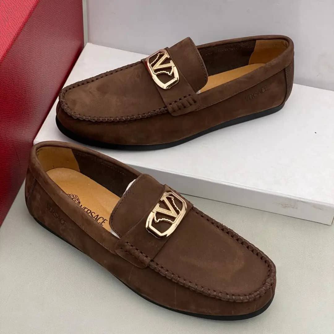 Flat Sole Suede Loafers