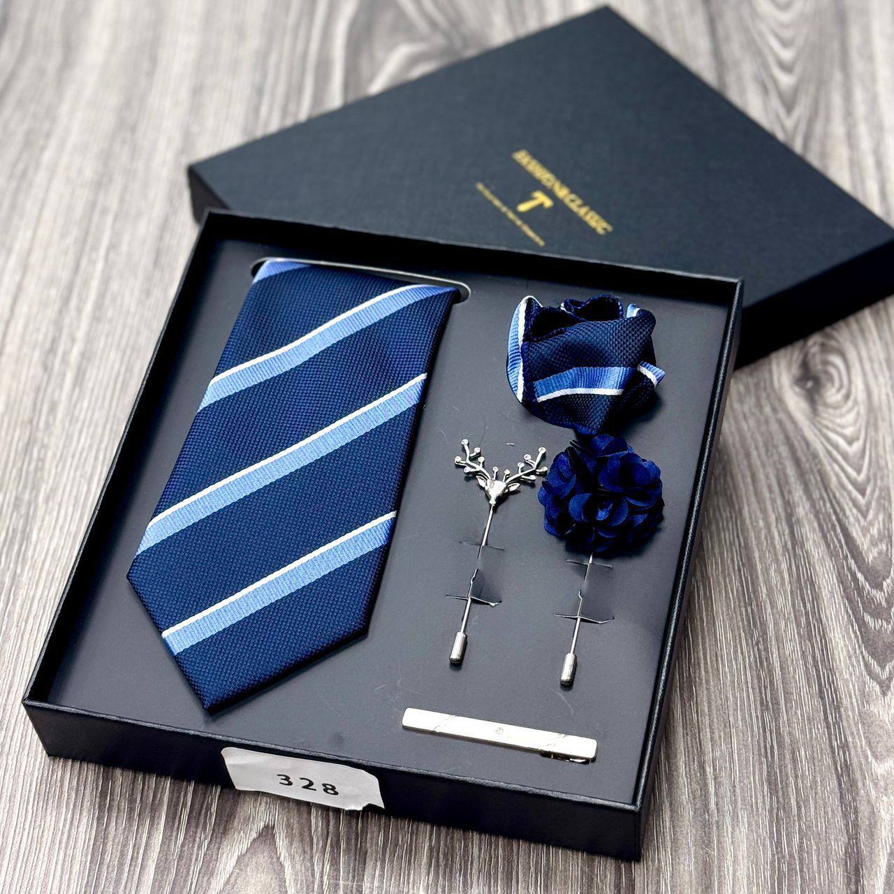 The Sovereign Navy Geometric (4-Piece Executive Set CA-1)