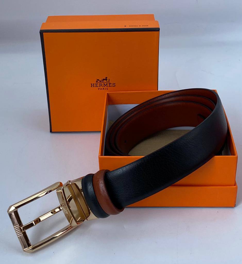 Hermes Reversible Leather Belt