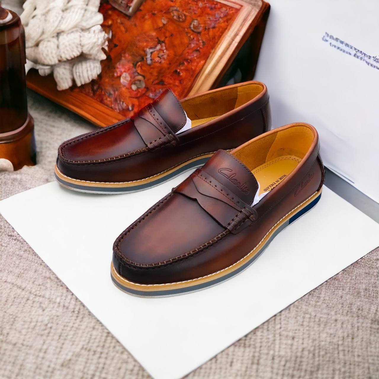 Leather Footwear (Coffee)