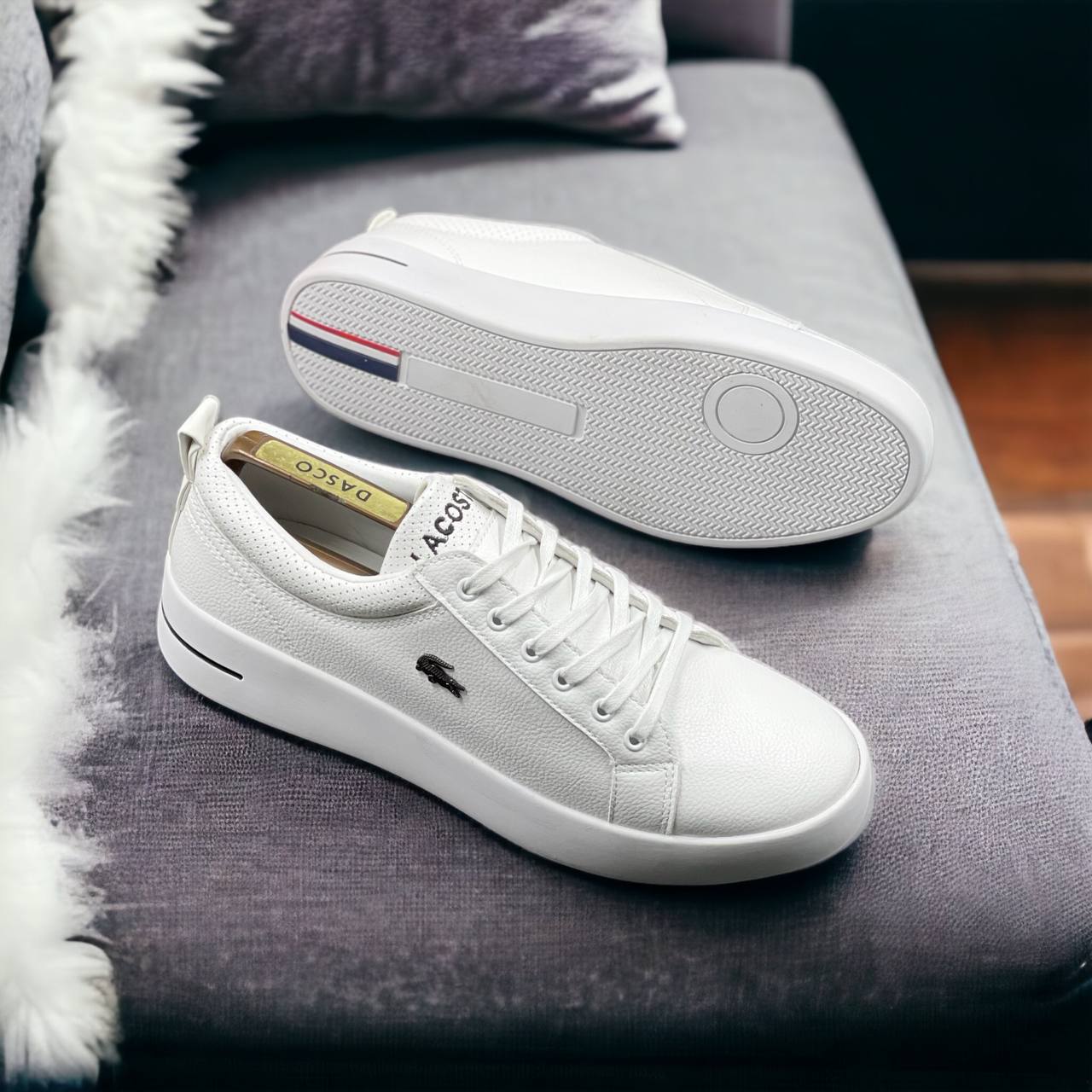 Lacoste's Business Smart Footwear (White)