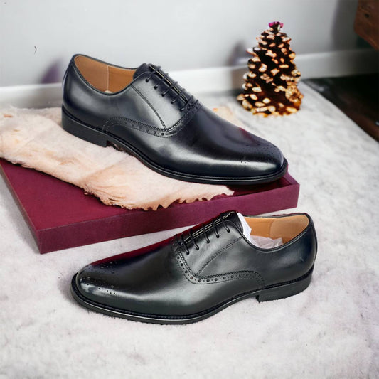 Brogued Tip Derby Shoes (s7)