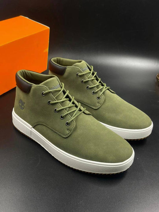 Timberland Cowhide Desert Boots (Green)