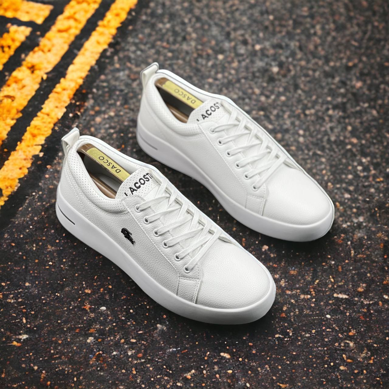 Lacoste's Business Smart Footwear (White)