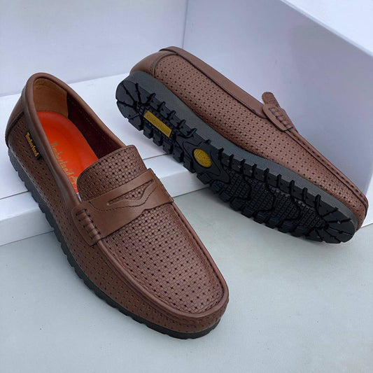 Timberland Leather Loafers with Solid Sole