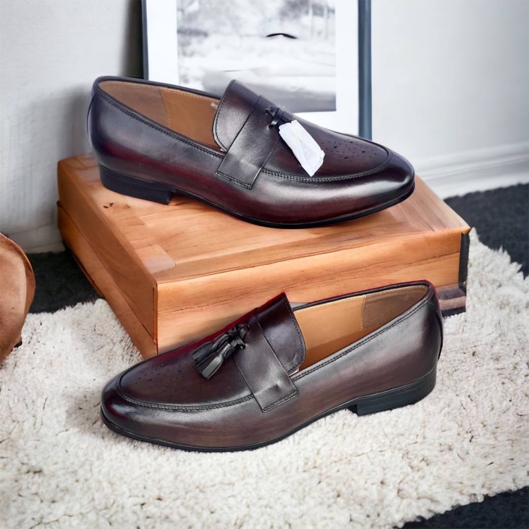 Brogue Tip Tassel Shoes