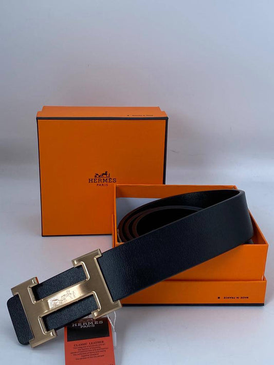 Hermes Leather Belts (Emblem Buckle)