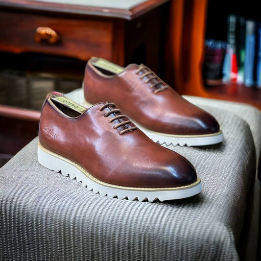 Brown Leather Business Smart Footwear