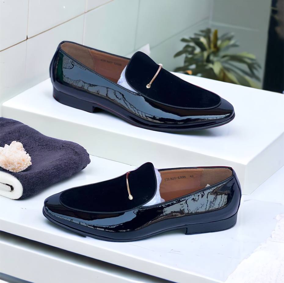 Mirror x Velvet Black Luxury Shoes SP1