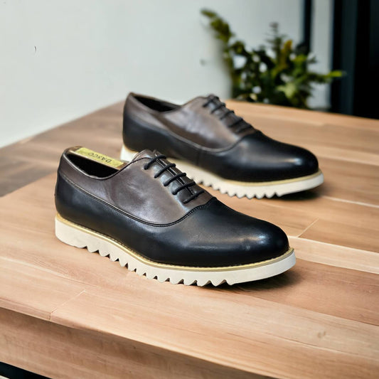 Black x Coffee Business Smart Footwear