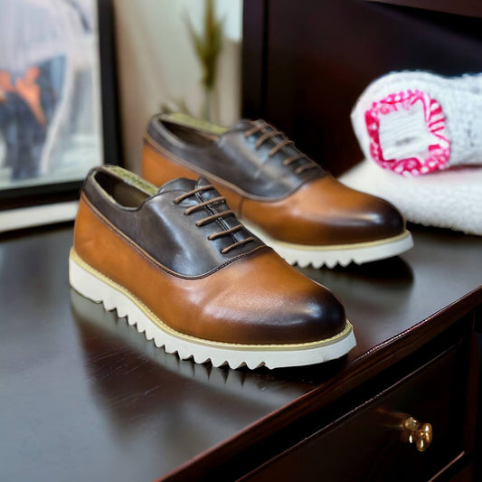 Camel x Coffee Business Smart Footwear