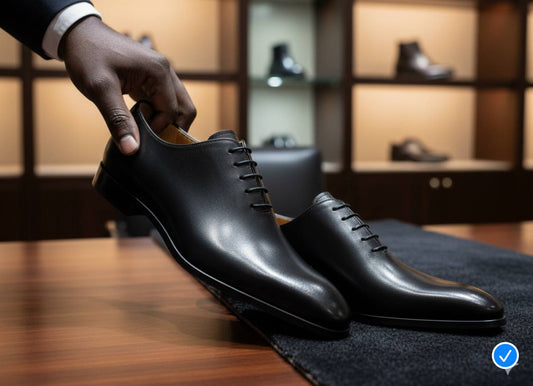 Men Quality Leather Zara Oxford Shoes (Black E-V2)