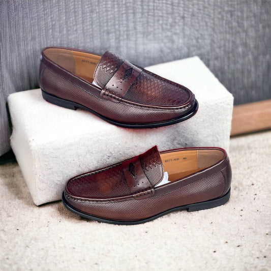Coffee Executive Penny Loafers