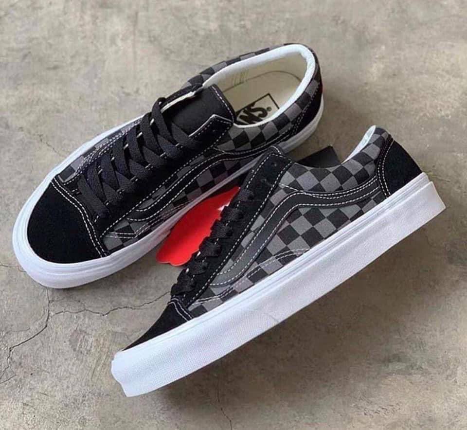 Vans Old Skool Syle Grey Checkerboard